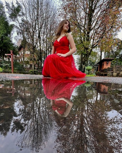 Reflexo em água tirado com celular